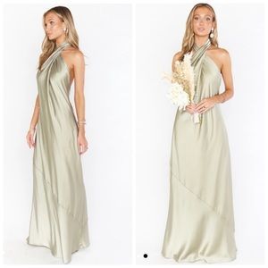 Show Me Your Mumu Jasmine Halter Maxi Dress